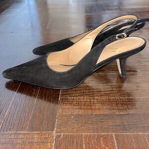 Sam Edelman black suede heels